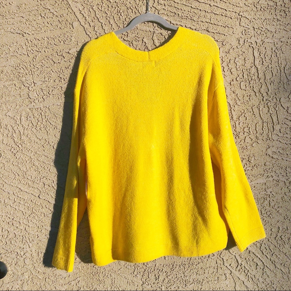 OLD NAVY ✨NWT Yellow Slouchy Soft Cardigan Sweater - Picture 4 of 7